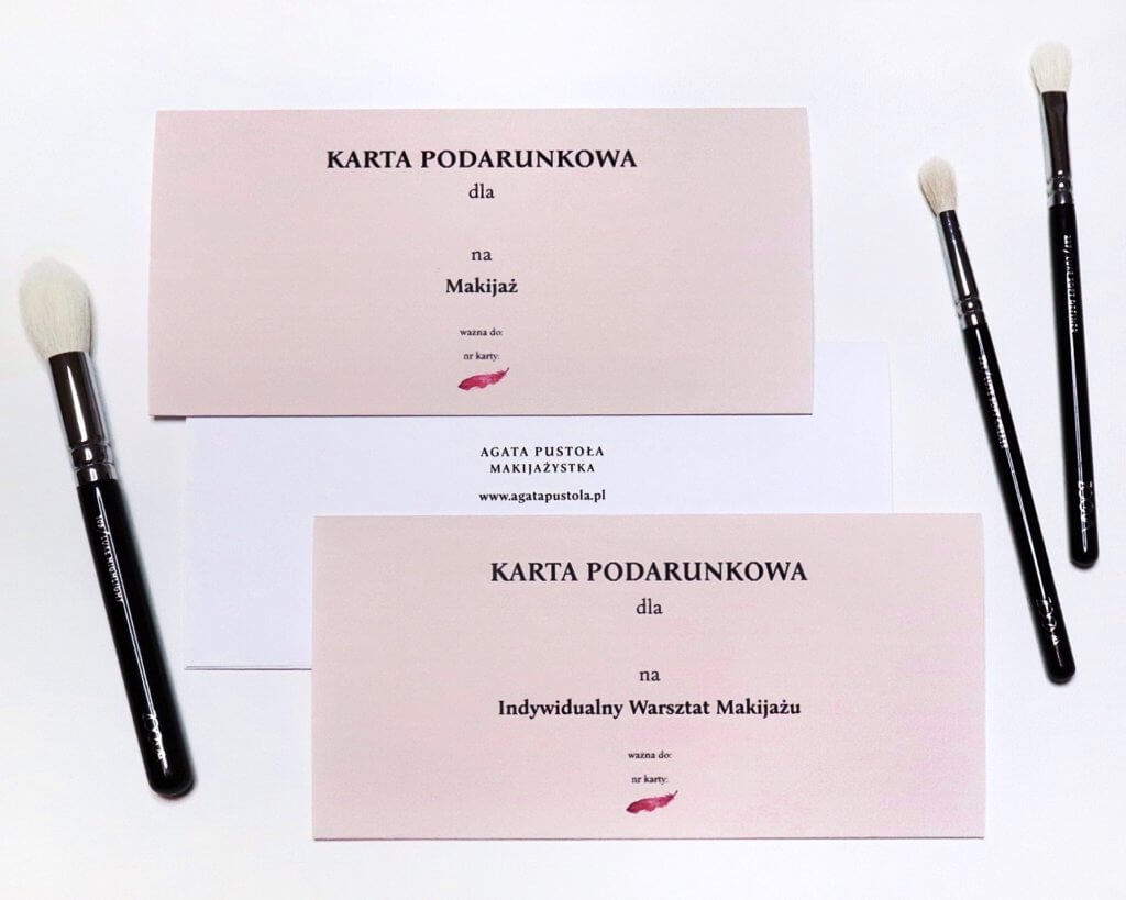karta podarunkowa makijaż warszawa prezent voucher bon