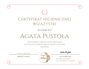 Certyfikat Higienicznej Wizazystki
