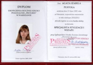 Dyplom Specjalista Wizażu 2011