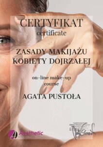 Certyfikat Zasady makijazu kobiety dojrzalej