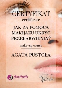 Szkolenie Jak za pomoca makijazu ukryc przebarwienia